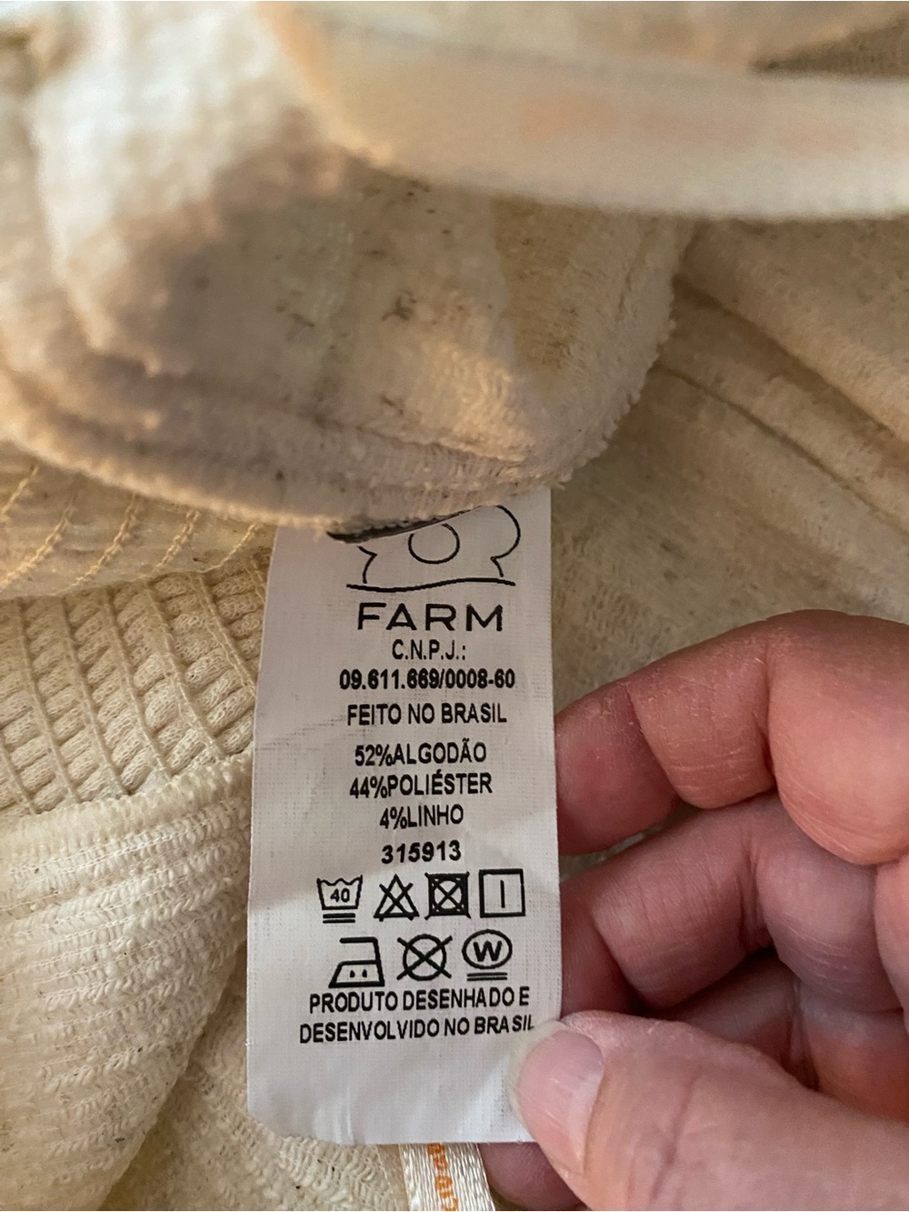 FARM Rio Corselet Tweed Top - Picture 6 of 6